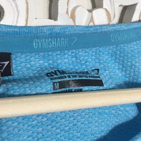 Gymshark Blue Racerback Top Size M - Picture 4 of 5